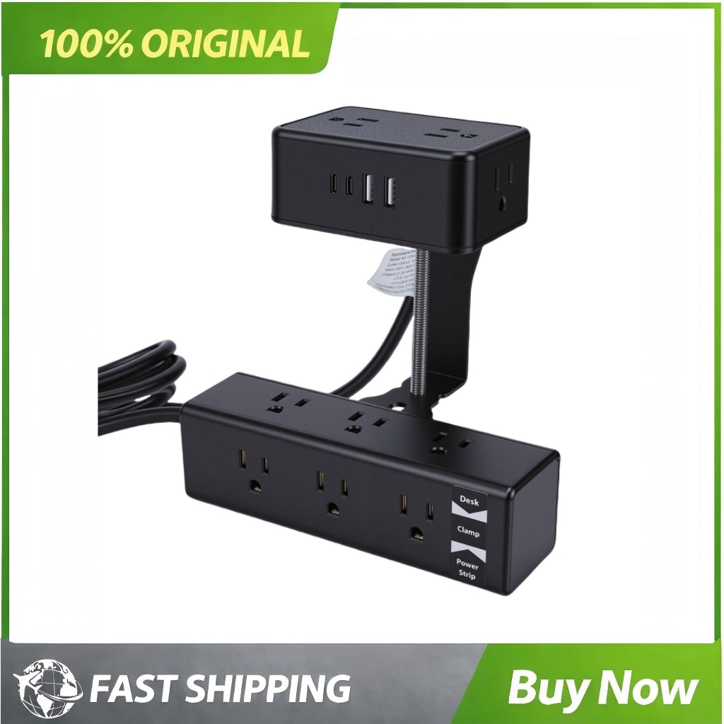 Power Strip Desk - Regleta de alimentación 17 en 1