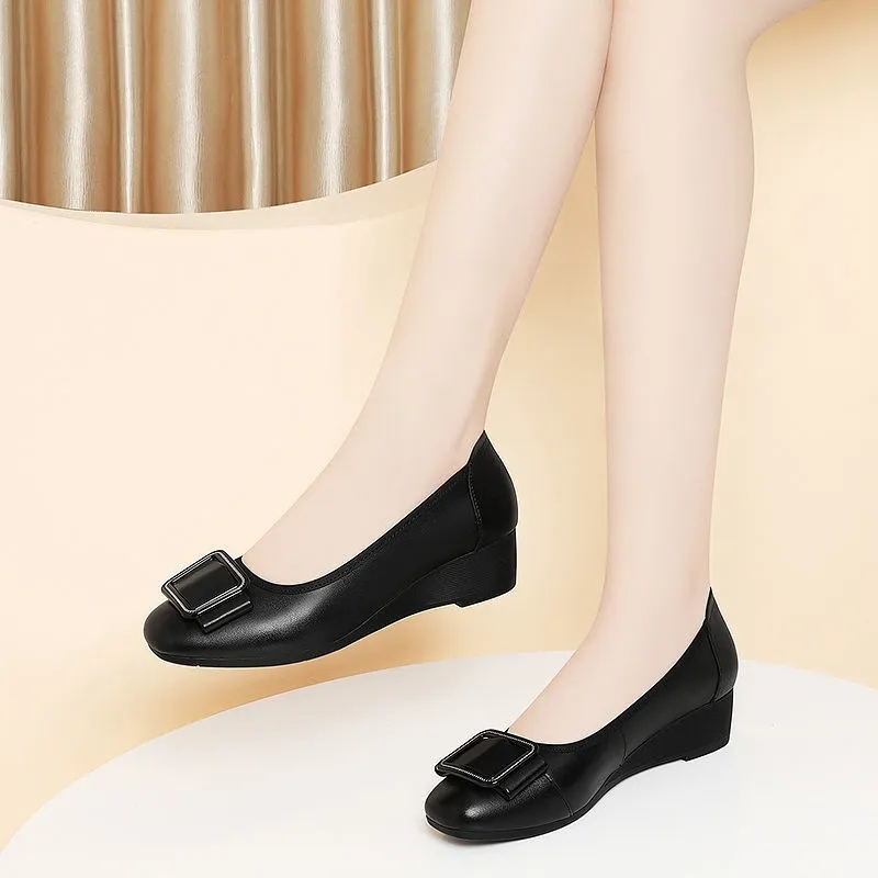 Home Office Inspiration - Zapatos de mujer con punta redonda,