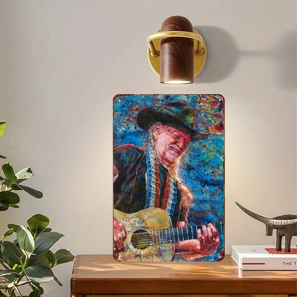 Home Office Inspiration - Letrero de metal inspirado en Willie