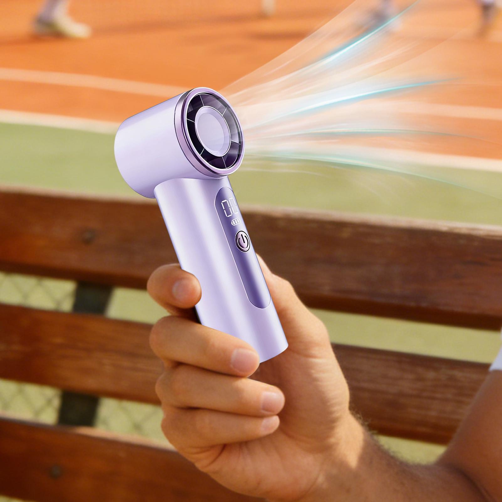 Mini Ventilador de Mano Recarg - Home Or Office Use reseña y precio