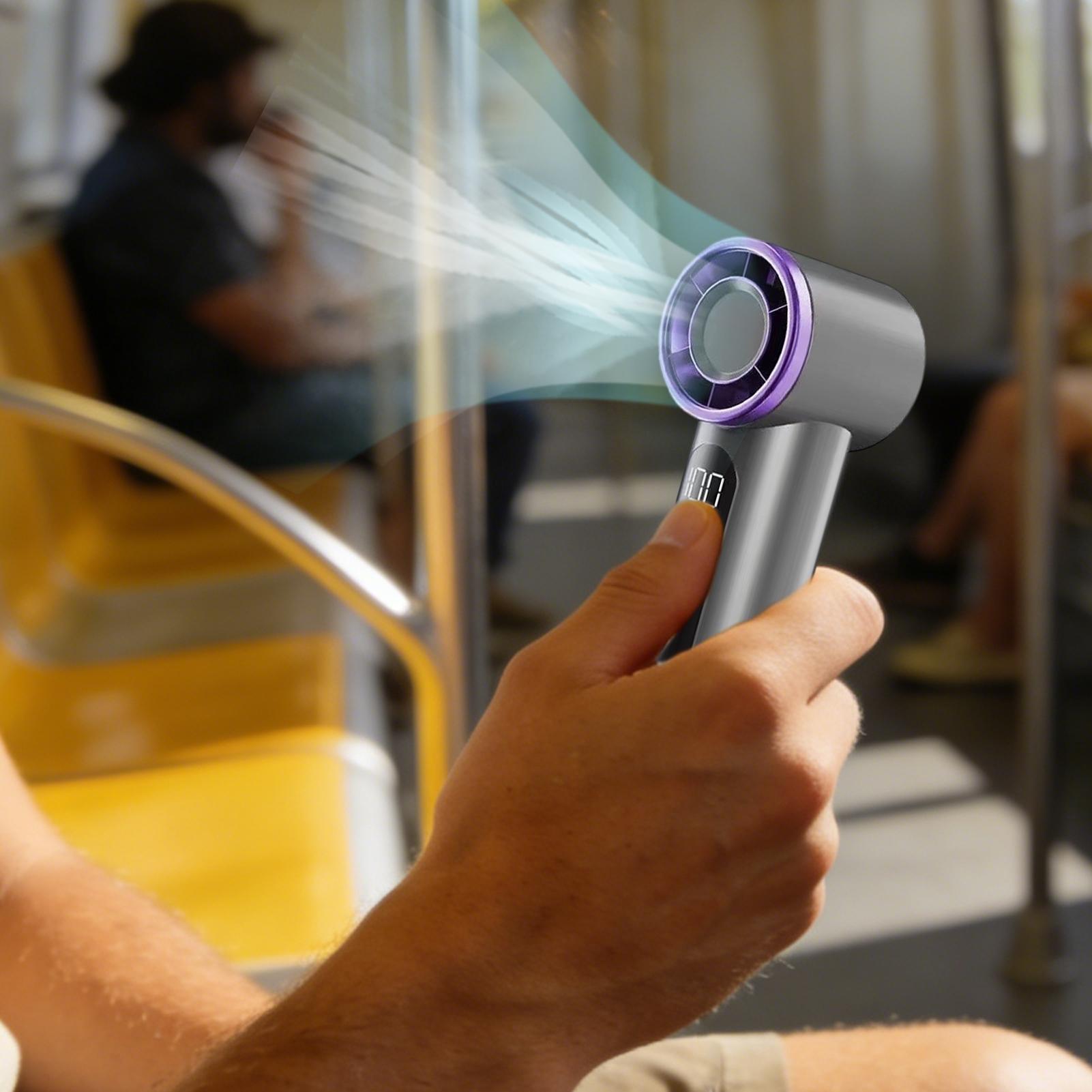 Mini Ventilador de Mano Recarg - Home Or Office Use reseña y precio