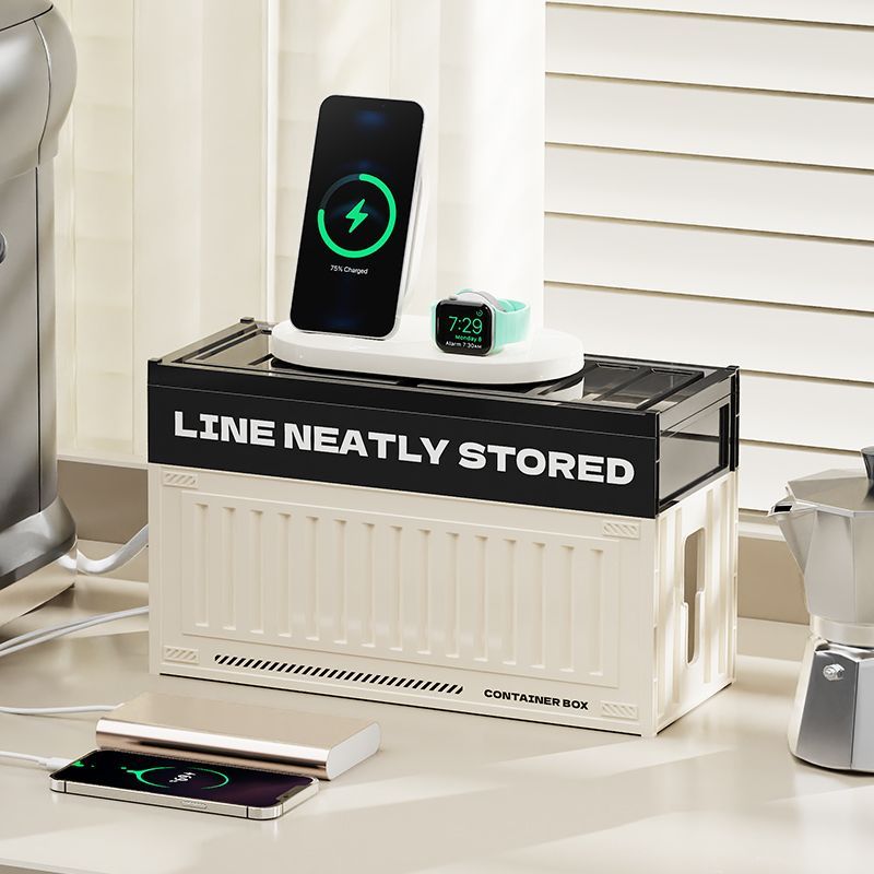 ​ ​ Caja de gestión de cables: - Power Strip Desk reseña y precio