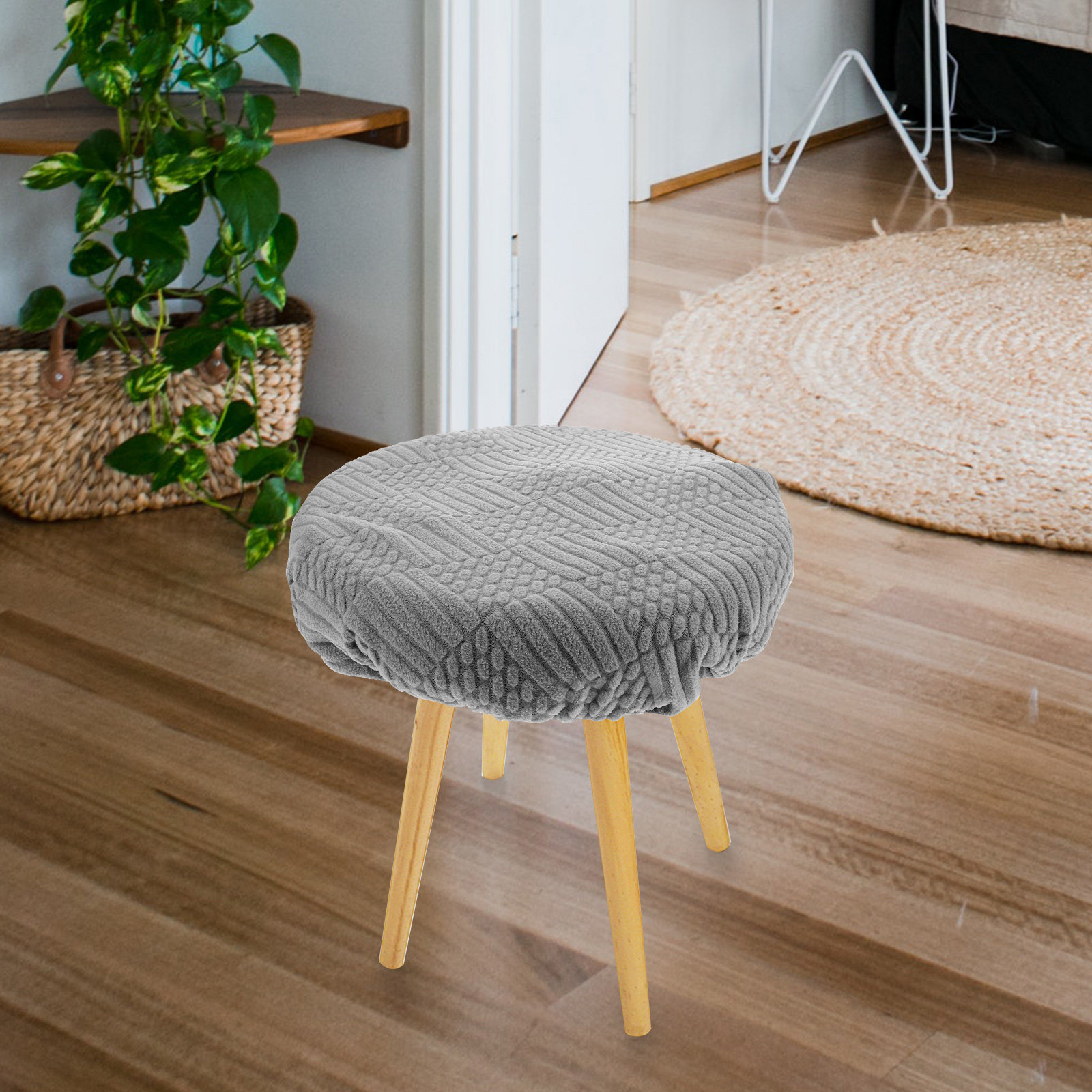 Fundas elásticas redondas para - Home Office With Sofa reseña y precio