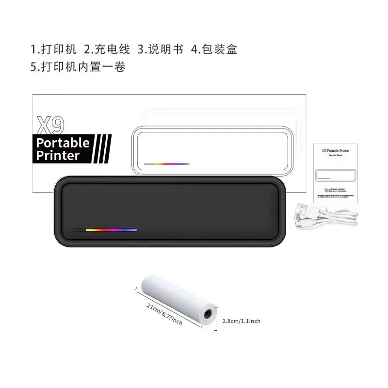 Impresora Térmica Portátil X9  - Home Office Questions reseña y precio