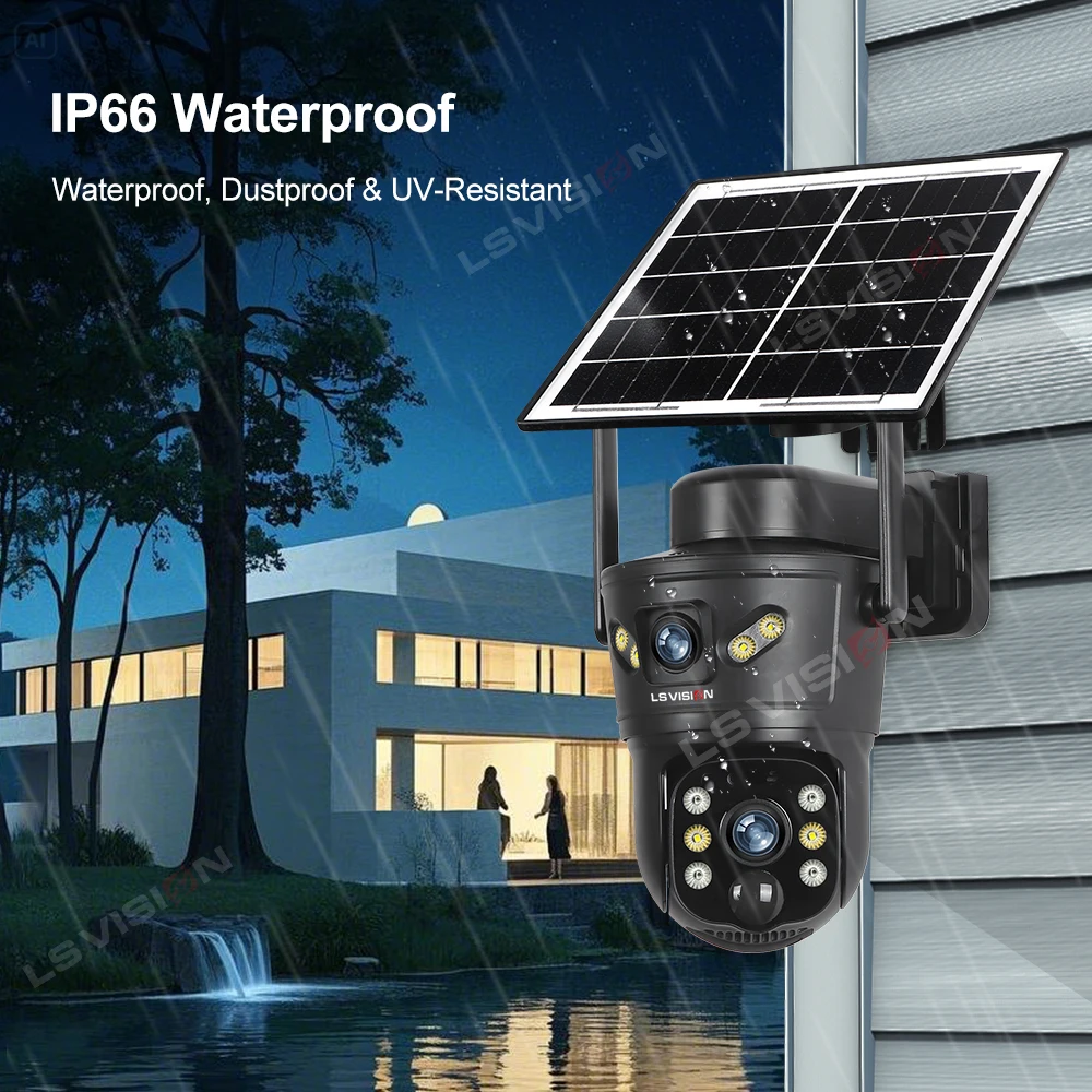 LS VISION 8MP 4G cámara Solar  - Home Office Zoom reseña y precio