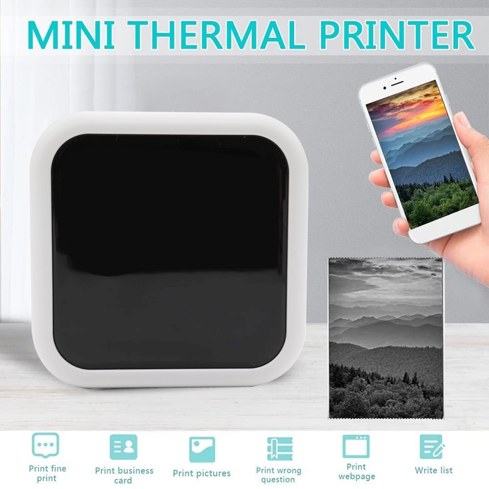 Mini Impresora Térmica Bluetoo - Home Office Questions reseña y precio