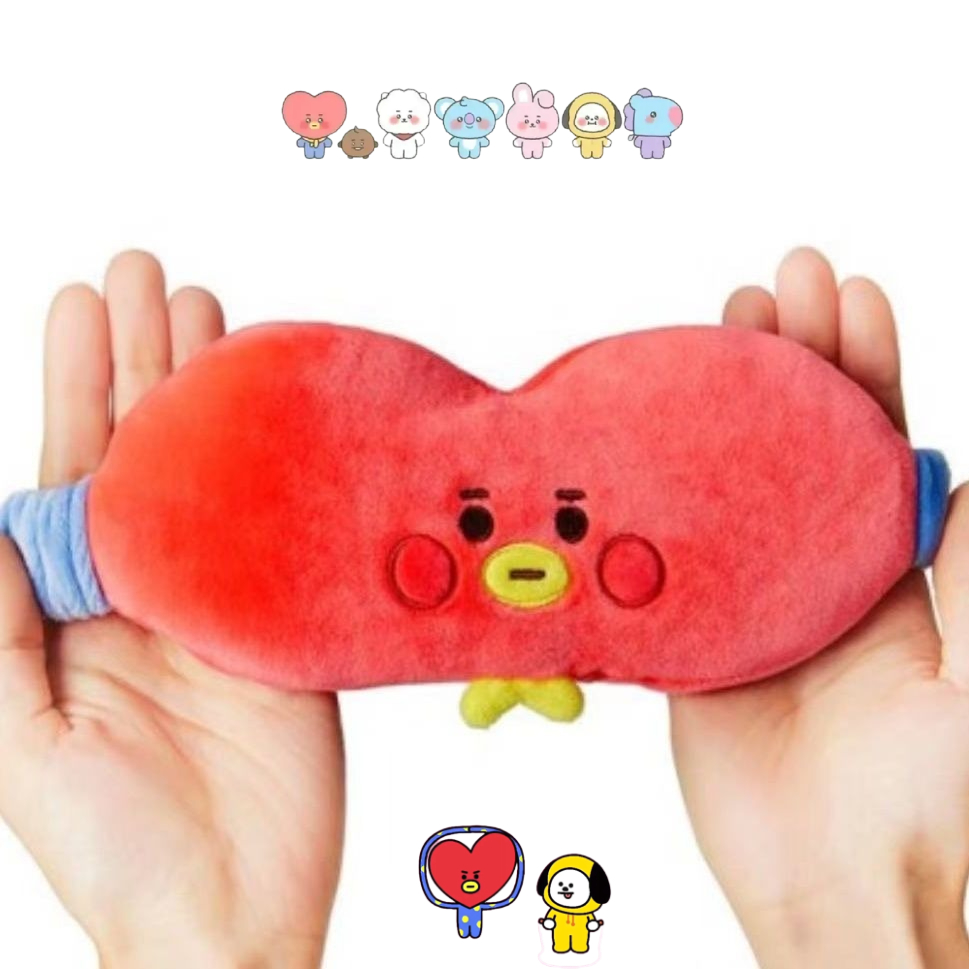 Antifaz de peluche BT21 con di - Home Office Inspiration reseña y precio