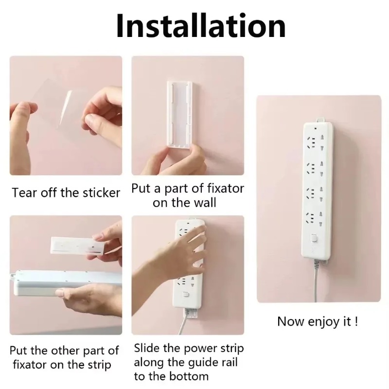 Organizador de Cables Adhesivo - Power Strip Desk reseña y precio